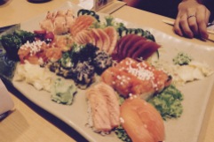 Sushi platter, yum!