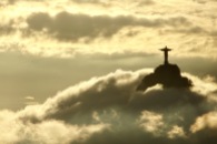 View of the Christ the Redeemer statue from Sugar Loaf Mountain, Rio de Janeiro