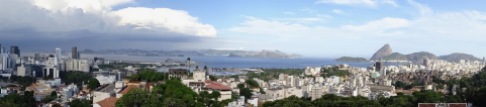 View of the city from Parque das Ruinas, Rio de Janeiro