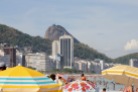 View of Sugarloaf Mountain from Copacabana beach, Rio de Janeiro